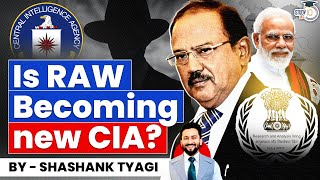 RAW or CIA  Indian Spy Agency Is As Lethal As US CIA  UPSC Mains  StudyIQ [upl. by Gobert]