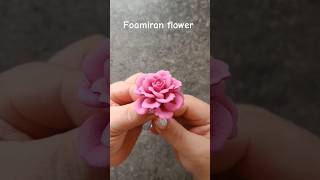 How to make foamiran flower Роза из фоамирана Музыка Night out LiQWYD diy craft foamiranrose [upl. by Elliott]