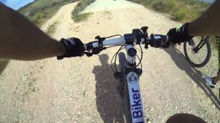 Ruta MTB XC descenso hacia embarcadero embalse Santomera [upl. by Whetstone]