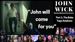 John Wick Reaction Mashup and Commentary Part 1 The Puppy and the Baba Yaga [upl. by Samohtnhoj399]