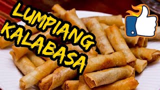 Lumpiang Kalabasa Cheap and Easy Recipe Tipid Cooking [upl. by Bergman676]