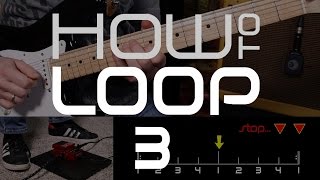 Loop Station Tutorial  HowToLoop 3 Start and Stop with Boss RC3 [upl. by Bryant]