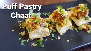 Puff Pastry Chaat  Delicious Chaat Recipe  Unique Recipe  Easy To Make [upl. by Roberto203]