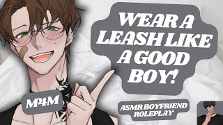 ASMR RP Your Soft Dom Boyfriend Wakes You Up amp Puts A Leash On You M4M BRATTY LISTENER [upl. by Ellora]