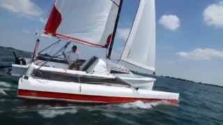 Chantier nautique TRICAT trimaran innovant Gwalaz [upl. by Isa]