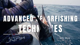 ADVANCED SPEARFISHING TECHNIQUES  Open Water Hunting [upl. by Christian]