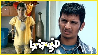 Dishyum Tamil Movie  Jiiva sees Sandhya Everywhere  Jiiva  Sandhya  Pakru  Nassar [upl. by Ahsitauq]