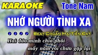 Karaoke Nhớ Người Tình Xa Tone Nam Nhạc Sống Beat Chuẩn Mai Tiến Đạt  Minh Đức Karaoke [upl. by Jones]