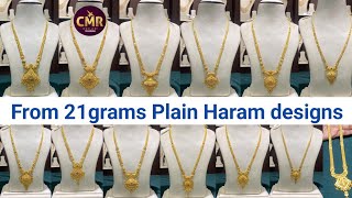 Lightweight plain haram collection with weightGold haram plainharam longharalu lightweightharam [upl. by Adnilec]