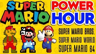 SUPER MARIO POWER HOUR  Attempting To Beat 3 Mario Games In 1 Hour [upl. by Eri]