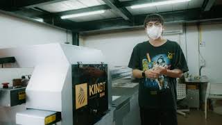 KINGT UV flatbed printer KGT2513 successfully installed in Thailand [upl. by Graff496]