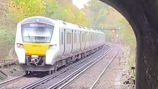 Thameslink leaving balcombe for Brighton [upl. by Frannie]