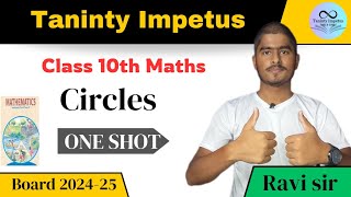 Circles  Class 10th maths cbse board  One shot circles class10th maths [upl. by David]