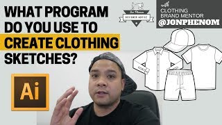 WHAT PROGRAM DO YOU USE TO CREATE CLOTHING SKETCHES [upl. by Niryt]