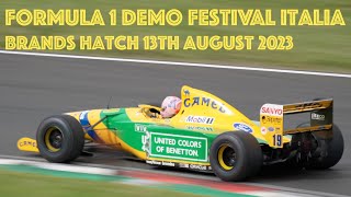 Formula One Demonstration Festival italia Brands Hatch 13th August 2023 Part 1 [upl. by Lamson196]