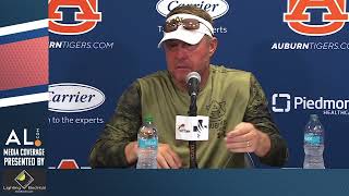 Hugh Freeze addresses the media following Auburns 4814 win over ULM [upl. by Zoilla706]