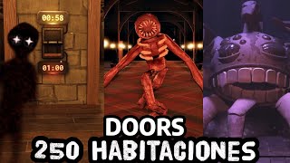 DOORS  THE BACKDOORS  THE HOTEL  THE MINES 250 HABITACIONES  ROBLOX [upl. by Rento]