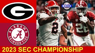 8 Alabama vs 1 Georgia  INCREDIBLE SEC CHAMPIONSHIP GAME  2023 College Football Highlights [upl. by Ymmac]