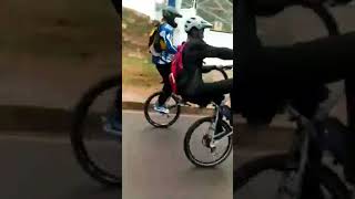 Bike ride out streets of kololo kampala [upl. by Hallsy]