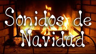 Chimenea acogedora para Navidad  Leños ardiendo y crepitantes sonidos de fuego 🔥 1 hora [upl. by Inttirb]