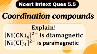 Ncert intext ques 55 coordination compounds [upl. by Eceirahs]