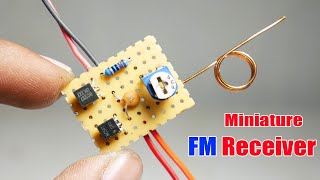 Miniature FM Radio Receiver  Mini FM Radio [upl. by Donella]