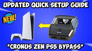 Cronus Zen PS5 Quick Setup Guide for Beginners  Cronus Zen PS5 Bypass Updated [upl. by Larret]