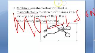 ENT Instruments Ear Tuning fork part Jacobson Horne Mollison Farabeuf Aural Speculum [upl. by Eldridge821]