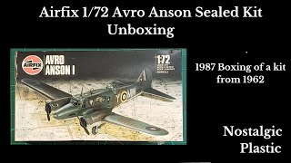 Airfix 172 Avro Anson Unboxing [upl. by Gaal358]