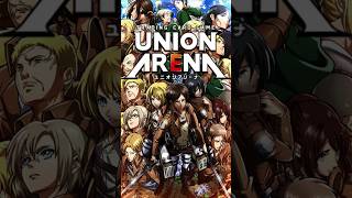 Union Arena Attack on titan cardgame anime tcg unboxing AOT attackontitanedit [upl. by Hawkins]