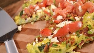 Bacon Feta Egg Frittata  Italian Style Omelet Recipe  RadaCutlerycom [upl. by Ellives887]