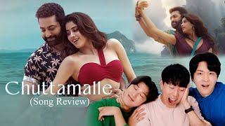 Chuttamalle Song Reaction  Devara  NTR Janhvi Kapoor [upl. by Leizo506]