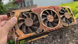 Restoring old computer forgotten in the sewer  Repair msi b75 gaming Gtx 1060 [upl. by Fishman822]