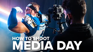 How to Shoot a Sports Media Day on a budget [upl. by Eenaffit]