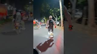 Keliling Kota naek EUC euc eucindonesia electricunicycle electricunicycles [upl. by Aidroc]