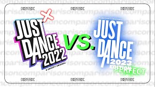 Just Dance 2022 vs Just Dance 2023 Comparison  Kotik [upl. by Airpal]