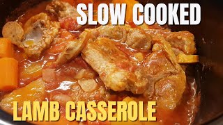 LAMB CASSEROLE USING MASTERFOODS RECIPE IN RUSSELL HOBBS SLOW COOKER  Millennial Girlfriend [upl. by Bathilda]