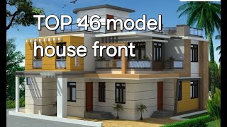 TOP 46 model house front  elevation design  front elevation [upl. by Aikahs684]