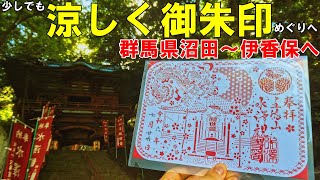 【神社仏閣ひとり旅】涼しさを求め群馬県沼田～伊香保を御朱印巡り御朱印500名印No313～315 [upl. by Capon]