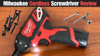 Milwaukee Cordless Screwdriver review [upl. by Thomasina916]