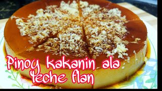 KAKANINala LECHE FLAN Glutinous Rice flour recipe [upl. by Valente]