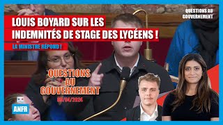 LOUIS BOYARD LES INDEMNITÉS DE STAGE DES LYCÉENS PROFESSIONNELS [upl. by Ahsial517]