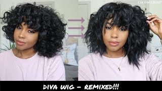 Watch Me Remix This Curly Wig  Zury Miro Wig  Loose Tassle Curls [upl. by Linnea]