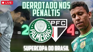 COLETIVA DO ABEL  FINAL SUPERCOPA DO BRASIL  PALMEIRAS 02X40 SÃO PAULO VemPraLive [upl. by Purse]