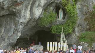 Procession eucharistique de Lourdes du August 3 2022 [upl. by Crescantia467]