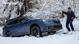 Subaru XMode Winter Snow Test  Outback Onyx XT [upl. by Byrom69]