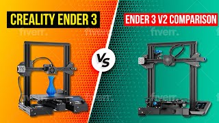 Creality Ender 3 Pro vs Ender 3 V2 Comparison [upl. by Nnawtna844]