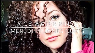 Is Rice Water THE BEST for curly hair growth and hair health [upl. by Mayap]