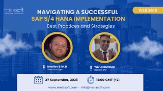 Webinar Navigating a Successful SAP S4HANA Implementation Best Practices and Strategies [upl. by Nerej570]