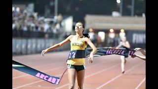 Dalia Frias runs sub10 at 2022 Arcadia Invitational Full Race [upl. by Alpers]